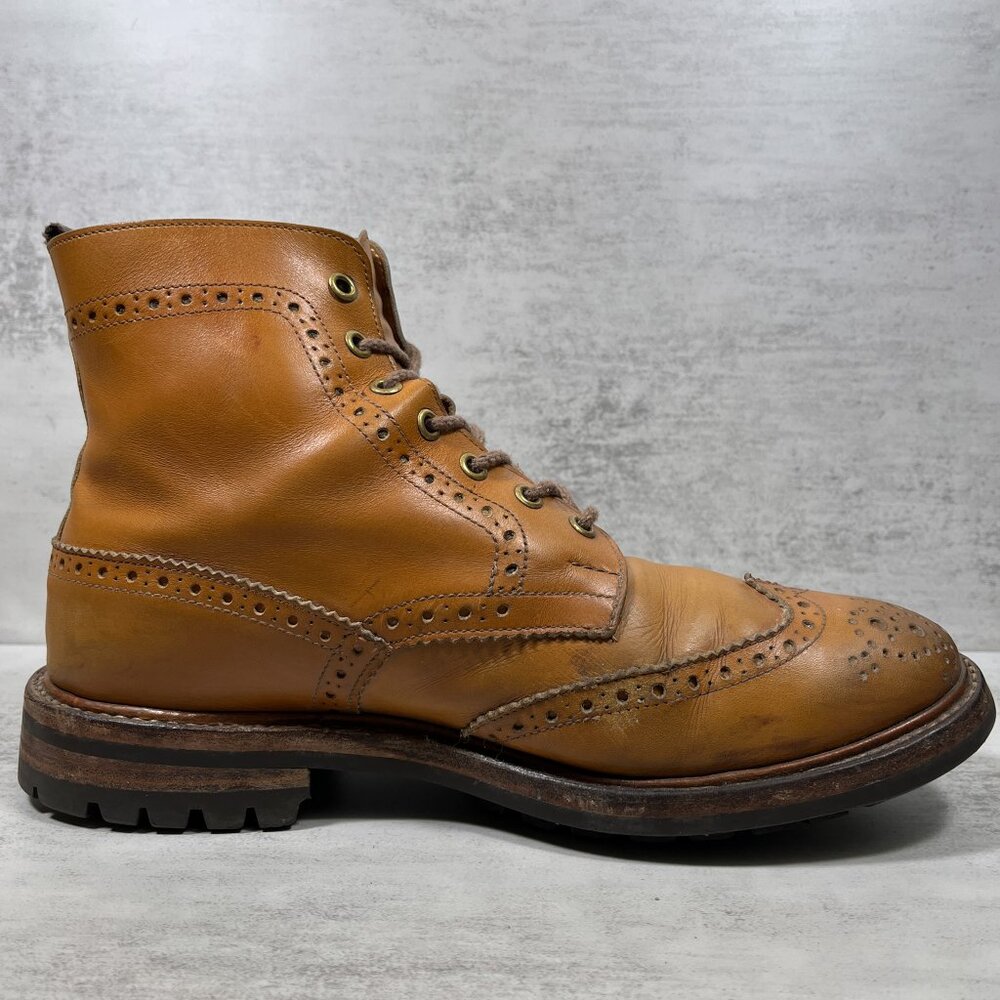 Tricker's Stow Country Boots - Men's Size UK 9.5 / US 10.5 - Tan - Picture 2 of 9